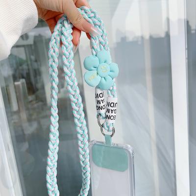 Cordon de téléphone portable pour alpinisme en plein air, ceinture pour femme, ornements tissés suspendus, cordon anti-perte, sangle de cou