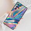 Rainbow Holographic Iridescence Phone Case For Samsung Galaxy S25 S23 S30 S8 S21 S20 FE S24 S22 Note 10 20 Plus lite Ultra