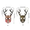 Reindeer Mask Full Face Mask Masquerade Mask Antler Mask Deer Head Mask Halloween Party Mask Carnivals Mask