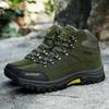 Autumn  Winter High Top Men's Shoes Outdoor Hiking Shoes Non-slip Wear-resistant Sole Hiking Shoes
