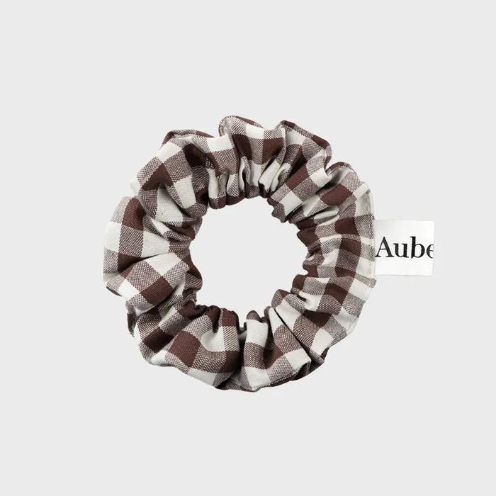 Daily Gingham Check Hair Scrunchie_5 Colors