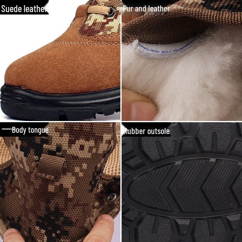 Lvdun Tactical Desert Wool-Lined Boots