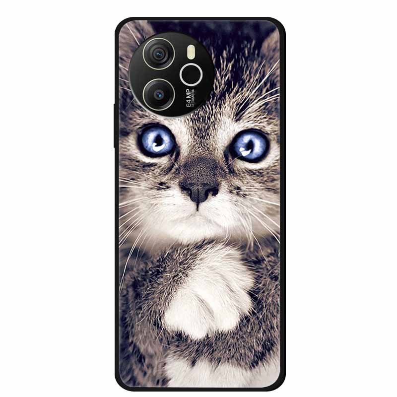 For Blackview Shark 8 Case Shark8 Black Silicone Soft Back Cover Case For Blackview Shark 8 Phone Case Cover 6.78" Coque Funda