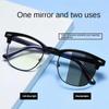 Pochromic Glasses Anti Radiation Metal Anti Blue Light Eyeglass for Women Men Replaceable Lens Glasses