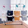 Mini Plush Toy Claw Machine Keychain Charms