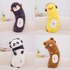 Cute Cartoon Bear Plush Pillow With Polyester Filling For Children Bedside Comfort