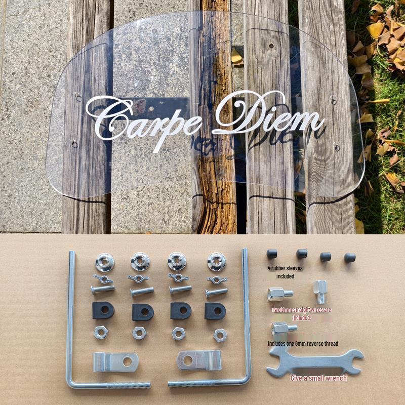 Universal Electric Bicycle Windshield for Aima, Tailing, Xiaodao, and No.9 Vehicles