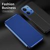 Skinlee For Xiaomi Redmi 15C 14C 13C 12C Case Mirror View Smart Flip Shockproof For Redmi Note 15 14 13 12 10 Pro Plus 5G Cover
