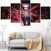 5 Pieces Canvas Wall Arts Animation Poster Painting Jujutsu Kaisen Series-4 Home Decor Wallpaper Picture Print Living Room Mural