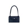 Longchamp Le Pliage Green 28 Zipper Flap Long Handle Recycled Canvas And Leather Tote Shoulder Bag Medium Women tote Navy-Blue 2605919P68