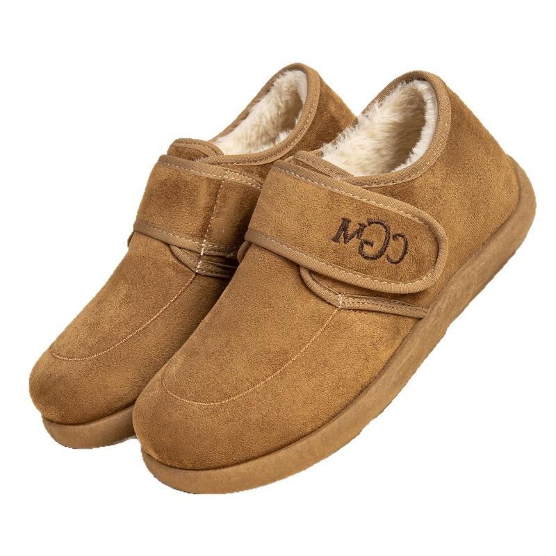 Cotton Shoes Women's Velcro Warm Women's Boots Trendy Versatile Cotton Boots Piled Thickened Snow Boots Soft Sole Comfortable Short Boots