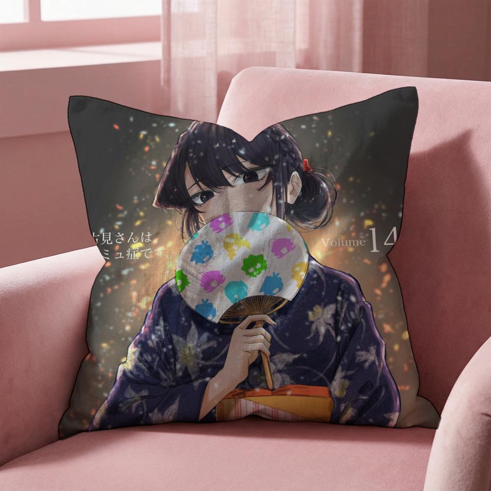 K-Komi Can't Communicate Cushion Cover Multi-Scene Pillow Cover for Home & Car - Reversible, Soft & Durable for Daily Use