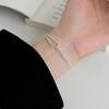 Elegant Knot Bracelet Geometric Bangle Hand Jewelry Gift for Women Fashion Accessories