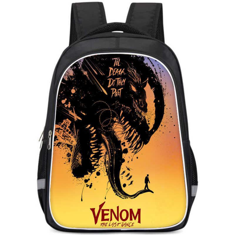 Versatile The Venom Last Dance Cartoon Pattern Backpack For School With High Durability And Comfort