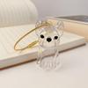 Clear Dog Furs Keepsakes Keychain,Dog Hair Holder Keychain Pet Furs Keepsakes Keychain Memorial Keyring Pet Lover Gift