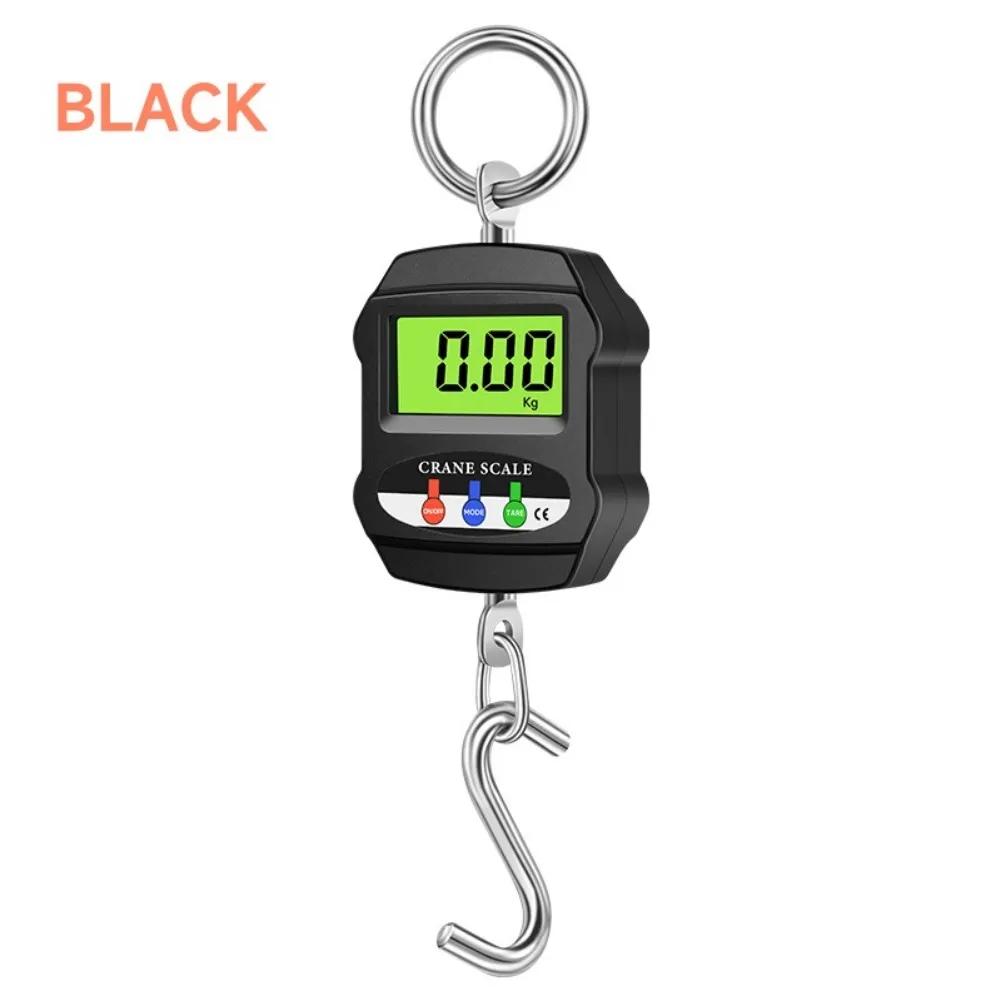 300kg Electronic Crane Scale, Digital Industrial Crane Scale, Heavy-Duty Crane Hook Scale, Suitable For Indoor And Outdoor Use чёрный