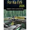 For Kia EV9 (2026) Gearbox Panel Navigation Automotive Interior Screen Protective Film TPU Anti-Scratch Sticker