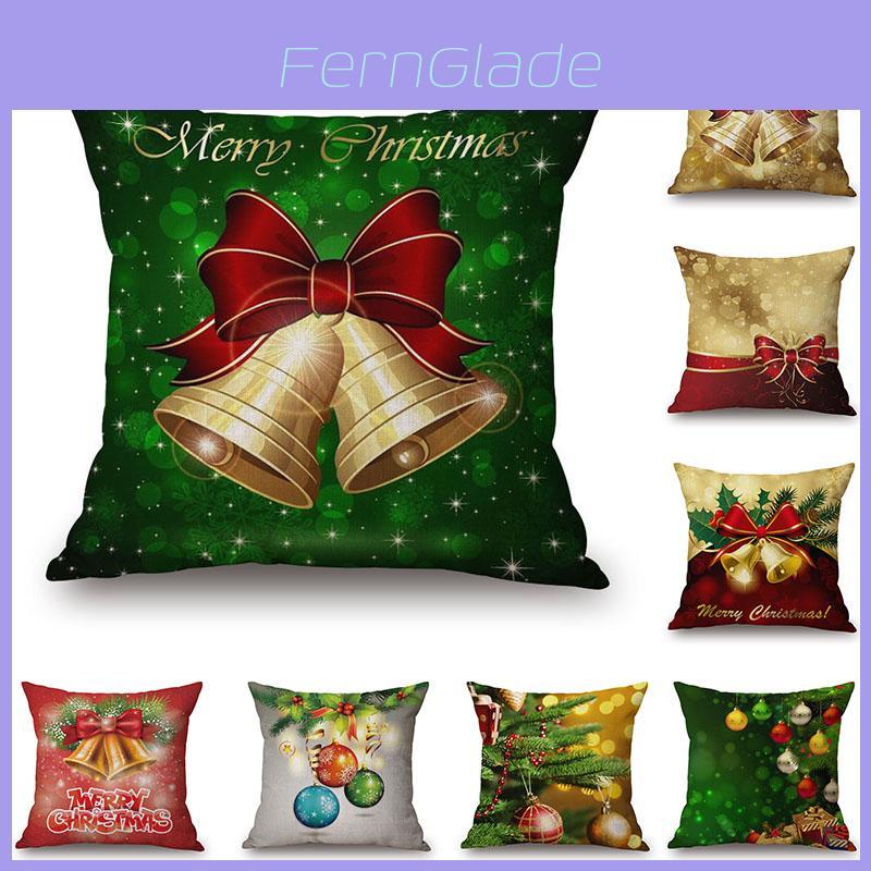 Merry Christmas Xmas Gift Designed Throw Pillow Case Cover Cushion 18 X 18 Inch Premium Quality For Festive Home Decoration
