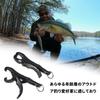 TVETE Fish Grips, Fish Grips, Fishing, Fish Holding Tools [3cm Opening Width, 2 Pieces] Fish Nose Pliers, Fish Mouth Pliers, Non-Slip Nylon +