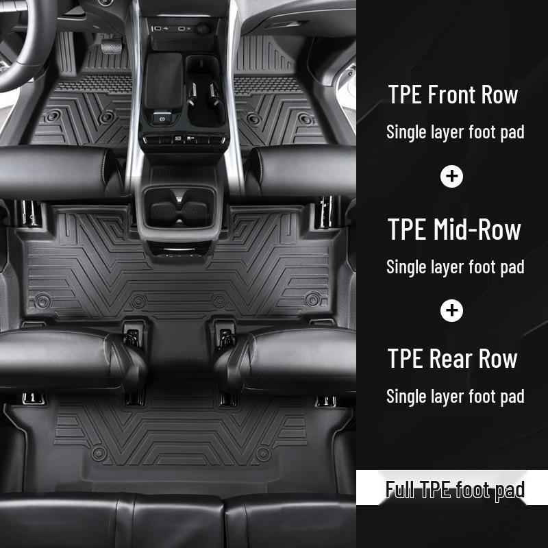 Compatible TPE Floor Mats for SAIC Maxus G50/G50 Plus Seven-Seater and MAXUS ENUI P5 - Fully Enclosed Design