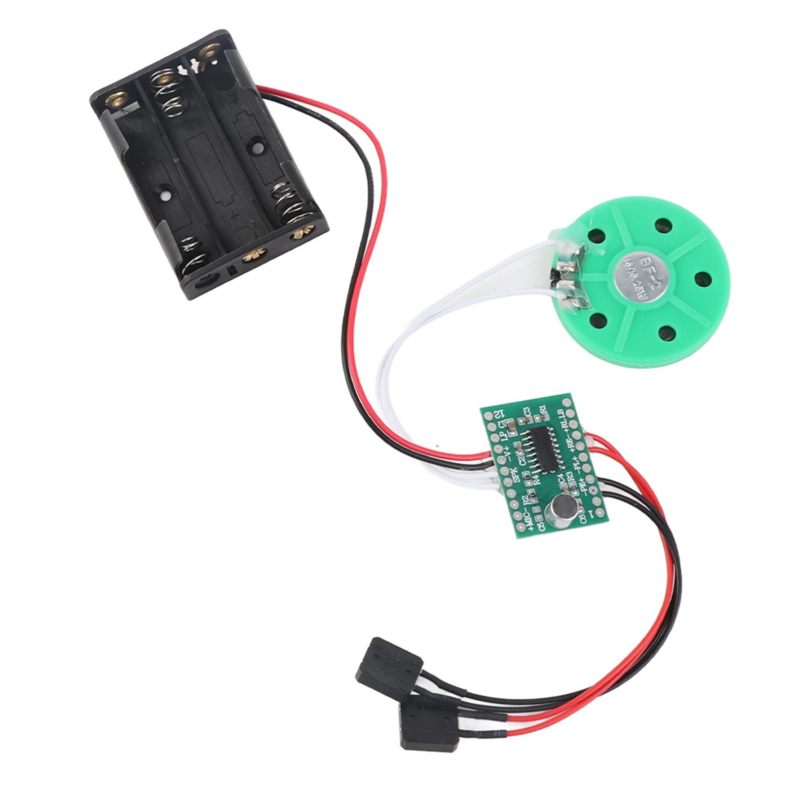 

60-секундне відтворення запису. DIY Голосовий модуль для вітальної листівки. Подовжений кабель 10 см