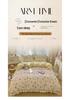 Korean Style Puff Gauze Lace Bedding Set - 4-Piece for Children's Dormitory Bed.