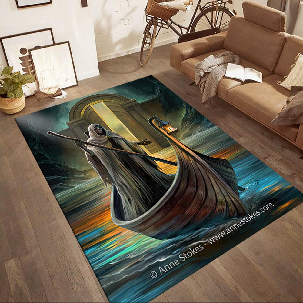 Gothic Style Floor Mat Perfect for Game Room Outdoor Study room Dormitory Antislip Carpet Decorate Offices
