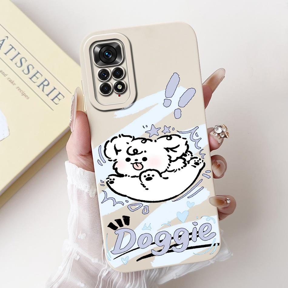For Xiaomi Redmi Note 11 11s 4G Case Redmi Note 11 Pro 4G Global Cute Panda Rabbit Cartoon Soft Silicone Lens Protective Bumper
