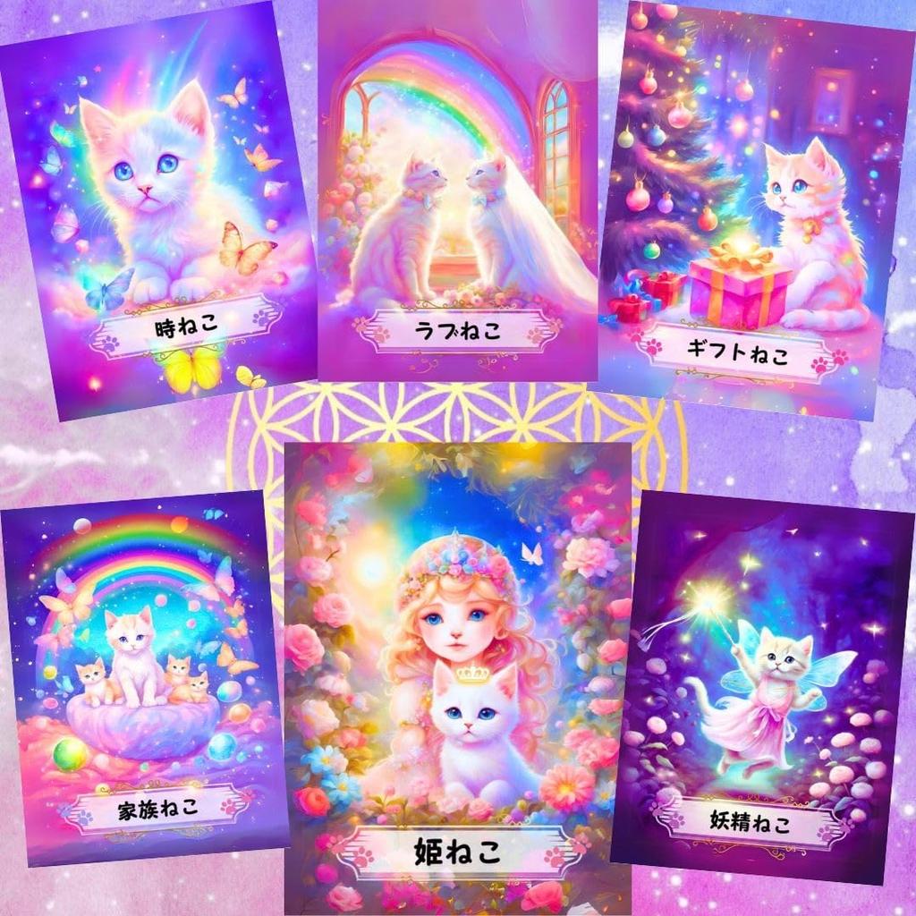 Magical Cat Cards Cat Healing Founder Kokoha 16 Cards with Japanese Explanation Sheet [Genuine]