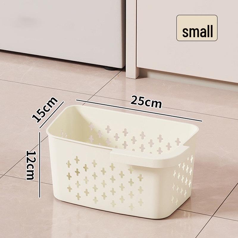 Large Capacity Plastic Laundry Basket - Handheld Dirty Clothes Hamper for Bathroom and Household Storage