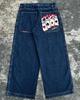 This year's bestseller: JNCO graphic jeans Y2K hip-hop loose jeans for men and women Harajuku wide-leg jeans