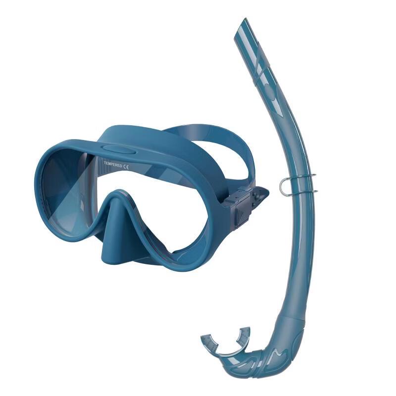 Professional Snorkeling and Scuba Diving Mask Set Standard Packaging