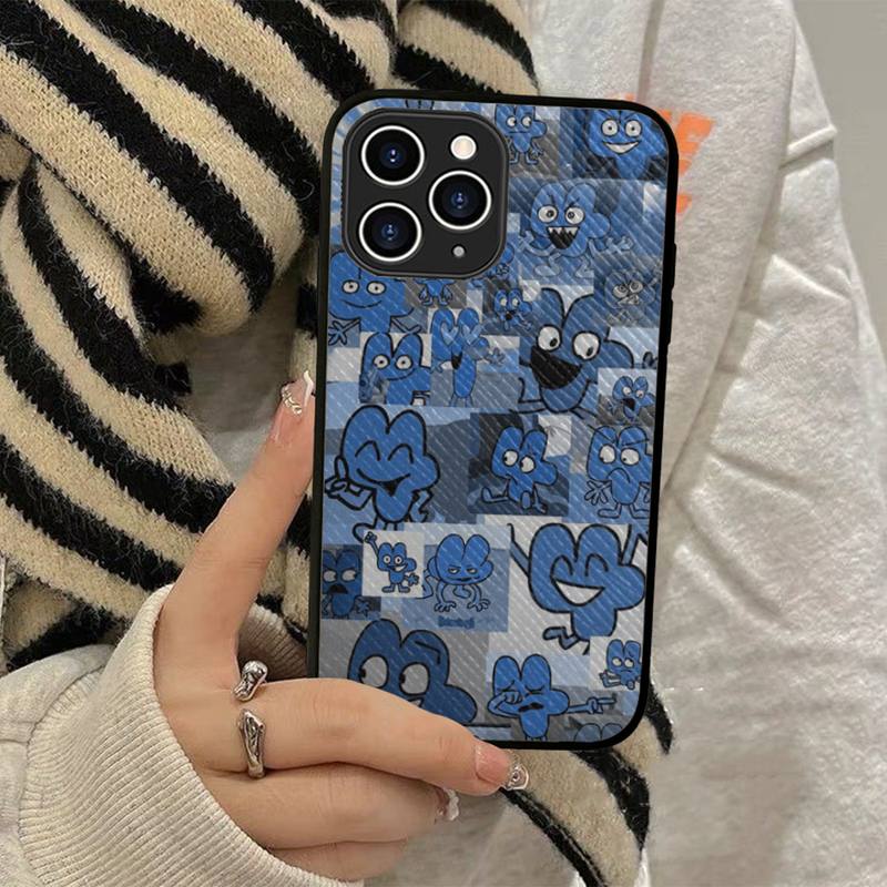 

Bfdi Poster Battle For Dream Island Phone Case Hard Leather Case for iPhone 11 12 13 Mini Pro Max 8 7 Plus SE 2020 X XR XS Coque iphone 11