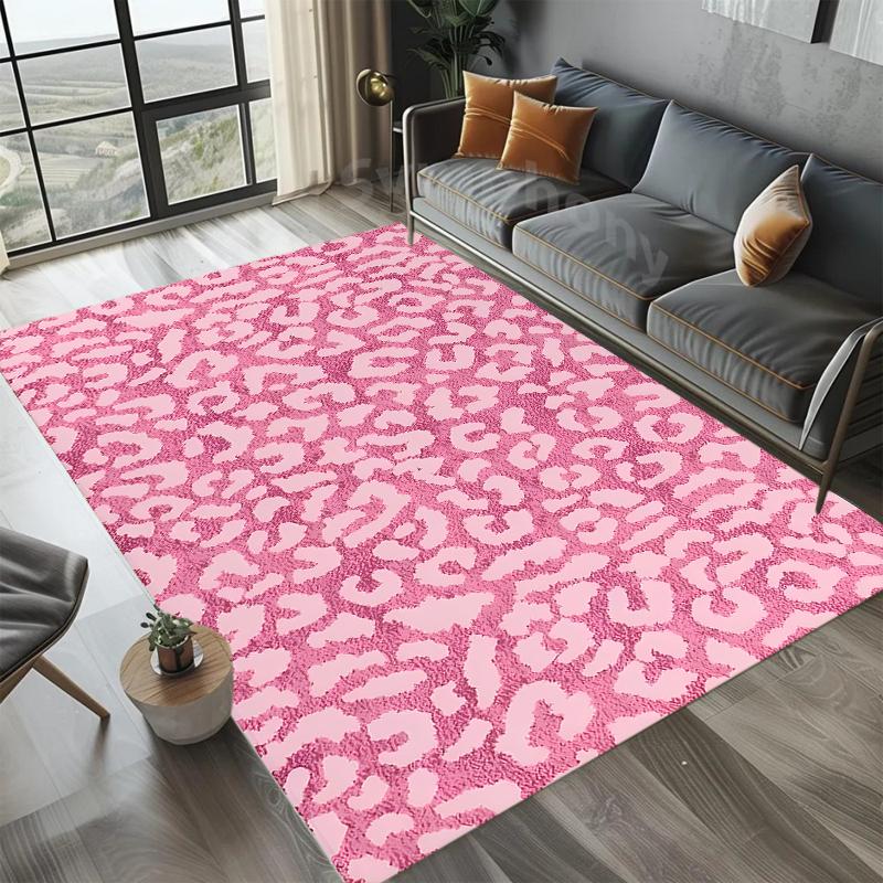 

Sweet Heart Carpet Romantic Pink Love Pattern Soft Non-slip Area Rug Artistic Home Decor Mat for Living Room Bedroom 40X60cm