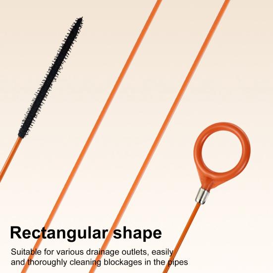 3/5Pcs Sink Dredger Reinforced Hook Tip Break-Proof Wire Rope Hair Clog Remover Long Reach Sink Cleaner