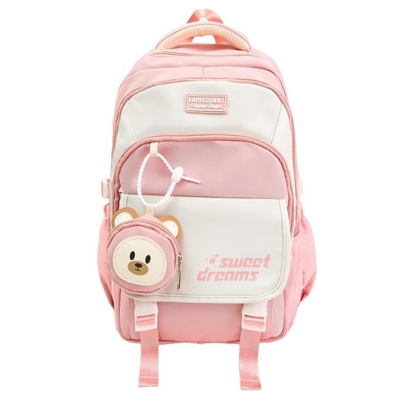 High capacity High School Students  Women's Universities  High Value Dirty Resistant Schoolbags  Primary School Students' Female Shoulder Bags