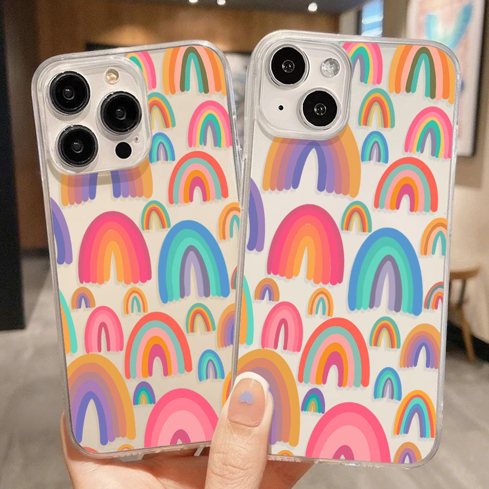 Acrylic Phone Case for iPhone 11 12 13 14 Pro 12 14 16 Pro Max for Samsung A16 A36 A56 S24 FE High-quality Painted Anti-fall Mobile Phone Case