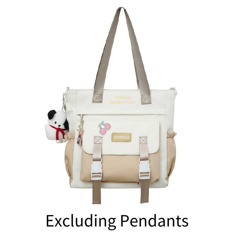 Ins Style Color-blocked Crossbody Bag For Girls With Car Stitching Details хаки