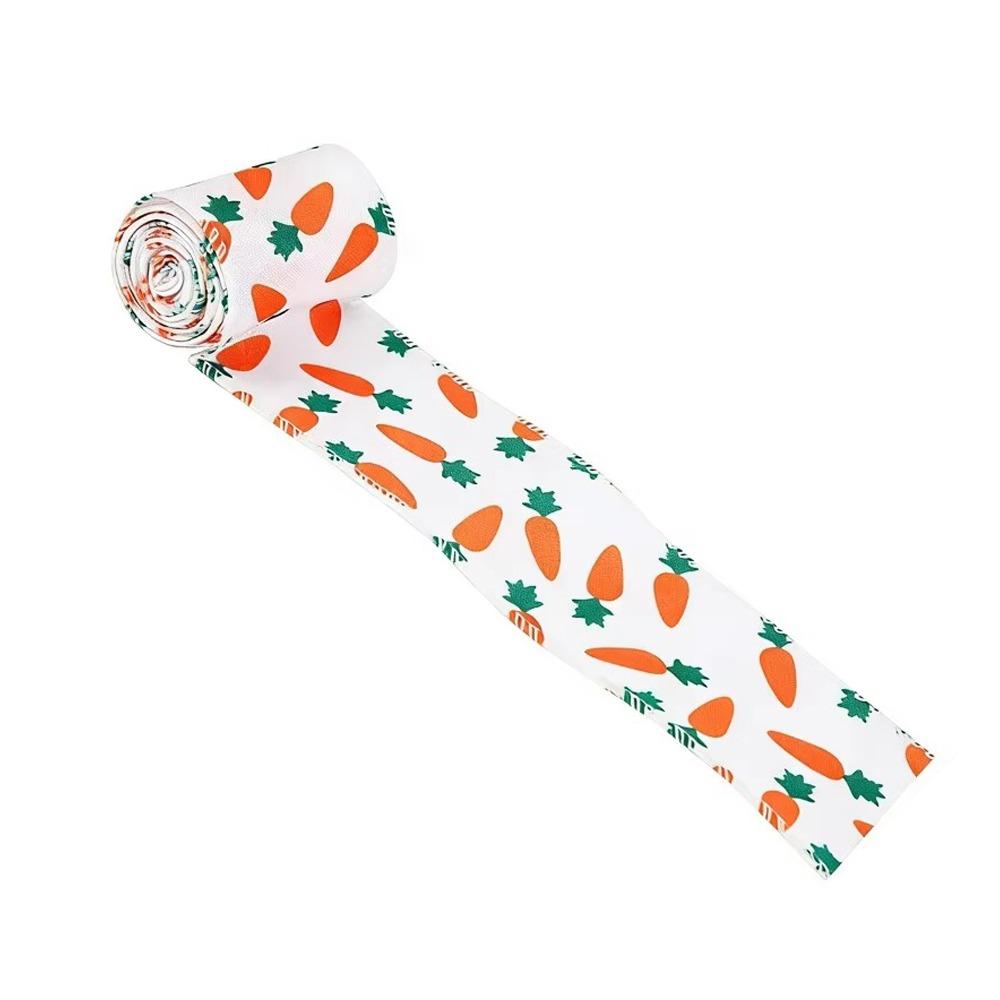 Vibrant Colors Easter Printed Ribbons Cartoon Gift Packaging Ribbon  Easter Baskets