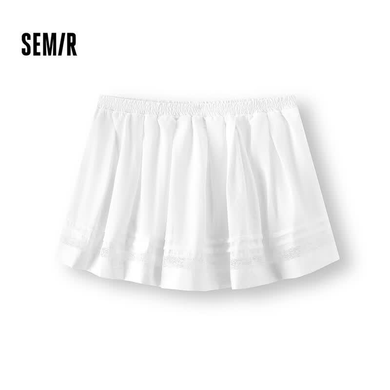 

Semir Women s High-Waist A-Line Short Skirt M