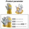 Work Gloves Cow Leather High-temperature Resistance  Welding Safety Protection Motorcycle Driver Wear-resistant Gloves