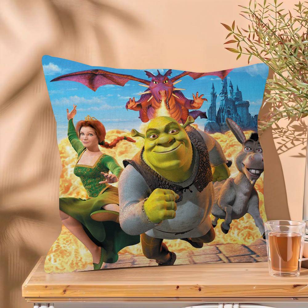 

Cartoon Shrek Pillow Anime Pillow Sofa Bed Head Pillow Cover Cushion Cover Fashion 30x30 cm
