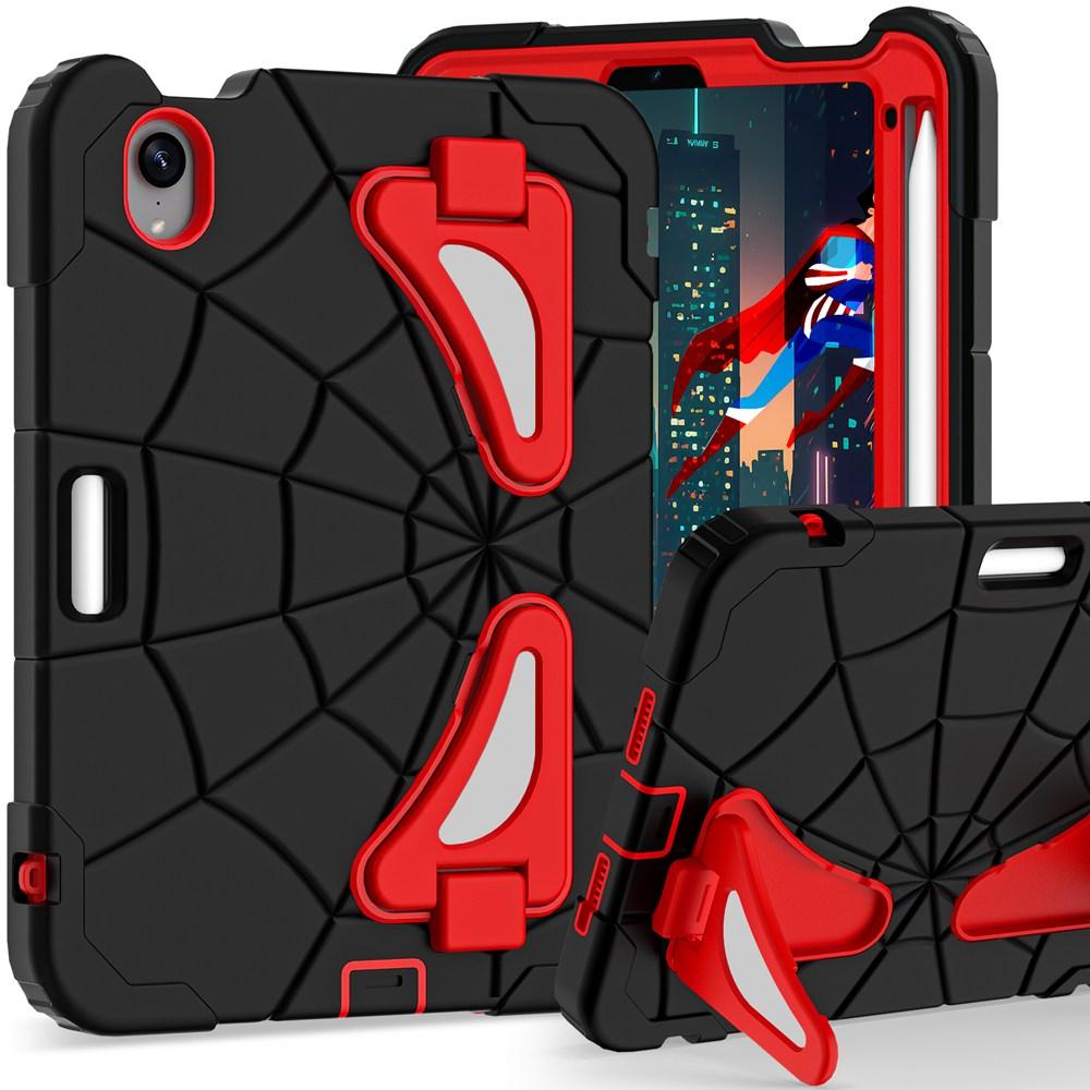 For iPad mini 7 2024 A17 Pro Case A2993/A2995/A2996 8.3 inch Tablet cover Silicone +PC For iPad mini 6 A2567/A2568/A2569 spider