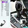 CTCE1 LHD RHD ABS Carbon Fiber Black Red Center Console Gear Shift Knob Trim Cover For BMW G30 G31 G01 G02 G32 1 2 5 Series X3 Sticker