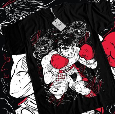 Koszulka Hajime No Ippo Siłownia Bokserska Kamogawa Ippo Makunouchi Kbg Koszulka Sportowa