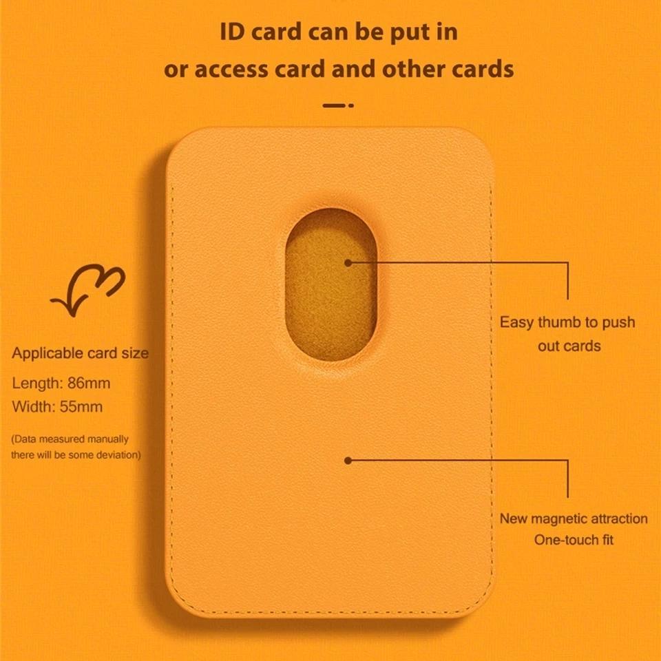 For Magsafe Strong Magnetic Card Holder Case For iPhone 17 Pro Max 17 Air 16 15 14 Plus 13 12 11 Phone Leather Wallet Bag Cover