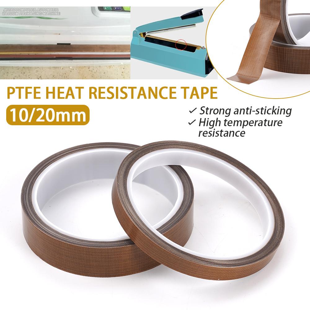 PTFE Flame-Retardant Tape 10M Long X 10mm Wide X 0.18mm Thick High Temperature Insulation Tape High Temperature Resistant