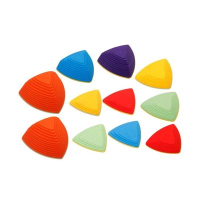 Sensory Path River Stones Childrens Balancing Stones Stepping Stones Motor Skills and Coordination Triangle 11 Pcs