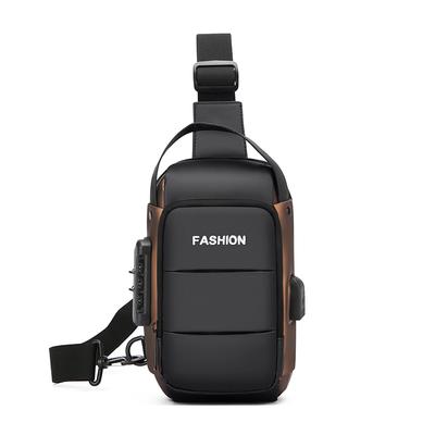 Small Version Men's Waist Packs Chest Bag PU Leather Men's Small Fanny Bag Anti-theft Design Men's Shoulder Bag Presents For Men