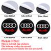 For Audi  A360MM 63MM 68MM Car Wheel Center Cover Badge Hub Caps Emblem Decoration for AUDI S RS R A3 8P S3 A4 B6 B7 A6 A5 Q3 Q5 Q7 A2 A7 A8